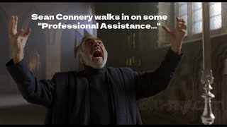 Sean Connery Walks In On Some Professional Assistance...