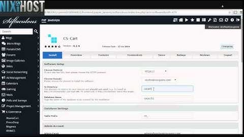Installing CS Cart with Softaculous in cPanel