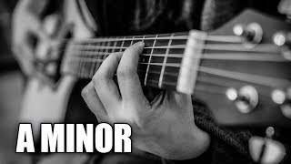 Lonely Acoustic Guitar Backing Track In A Minor | Summer Feel chords