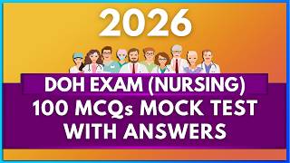 DOH (NURSING) 2026 EXAM MOCK TEST WITH ANSWER | MIHIRAA