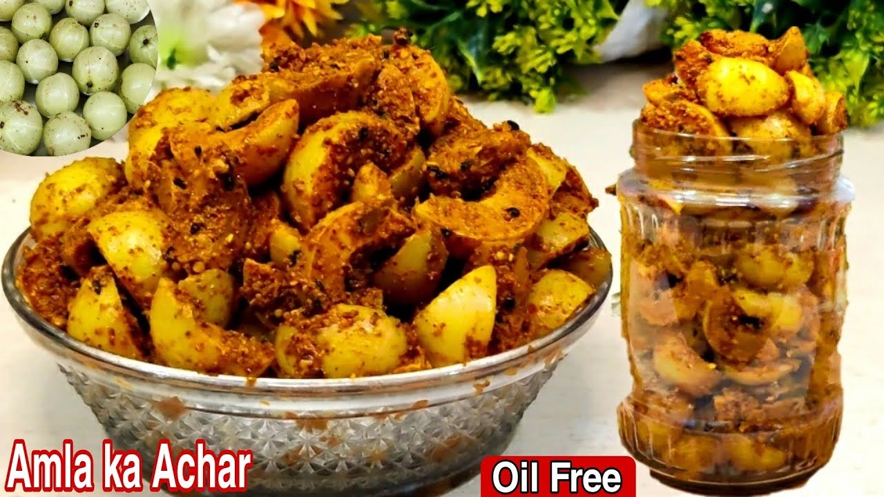 Oil Free Amla ka Achar/Goorseberry Achar/Anla ka Achar/Zero Oil Achar/Neelam's Kitchen food
