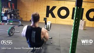 Aussie Throwdown Jake law event 2.