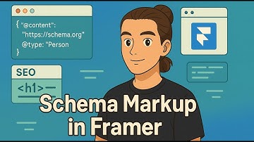 How To Add Schema Markup To Your Framer Website (static & CMS pages)