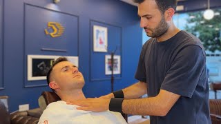 ? RELAXING Haircut & Wet Shave ASMR | Traditionally Modern Turkish Barber Experience ?