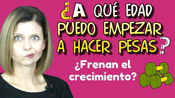 ¿A qué edad se debe dejar de hacer pesas?