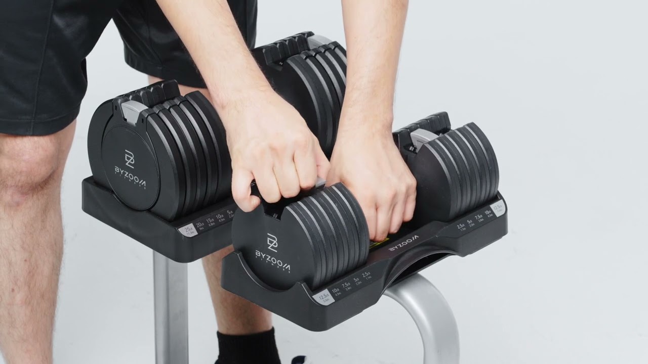 Pure Series 5.6 / 11.3 / 12.5kg Adjustable Dumbbell Stand (black