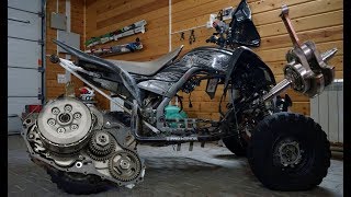 Заклинивший мотор Yamaha raptor 700 ОЖИЛ