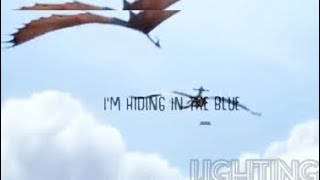 I am hiding in the blue#httyd #toothless#hiccup#edit
