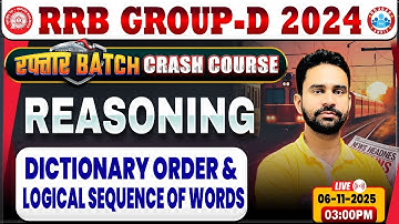 RRB Group D Reasoning Class 2025 | Group D Reasoning Class | RRB Group D Crash Course By Rahul Sir