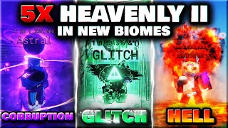 USING 5X HEAVENLY 2 IN ALL *NEW* BIOMES | Sols RNG