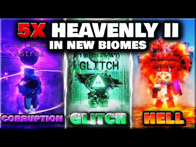 USING 5X HEAVENLY 2 IN ALL *NEW* BIOMES | Sols RNG class=