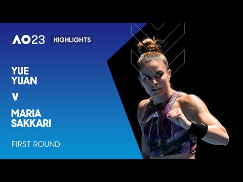 Yue yuan v maria sakkari highlights | australian open 2023 first round