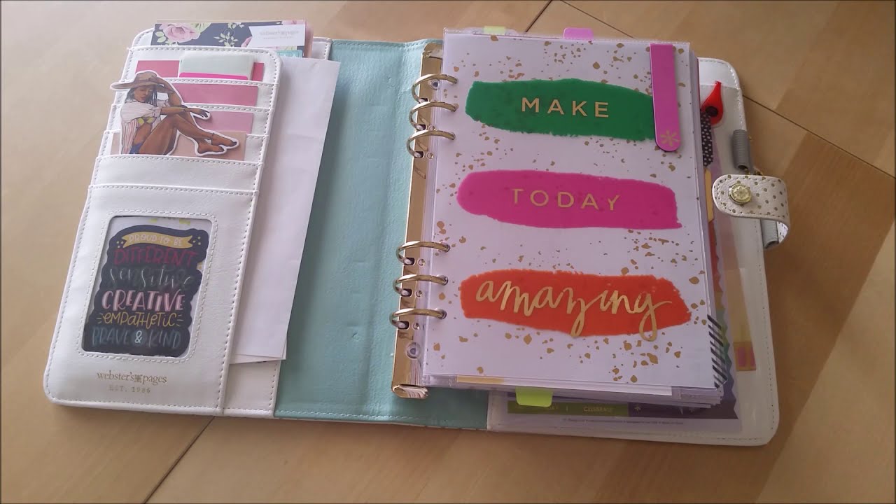 Changing up my A5 binder Fitness planner inserts YouTube