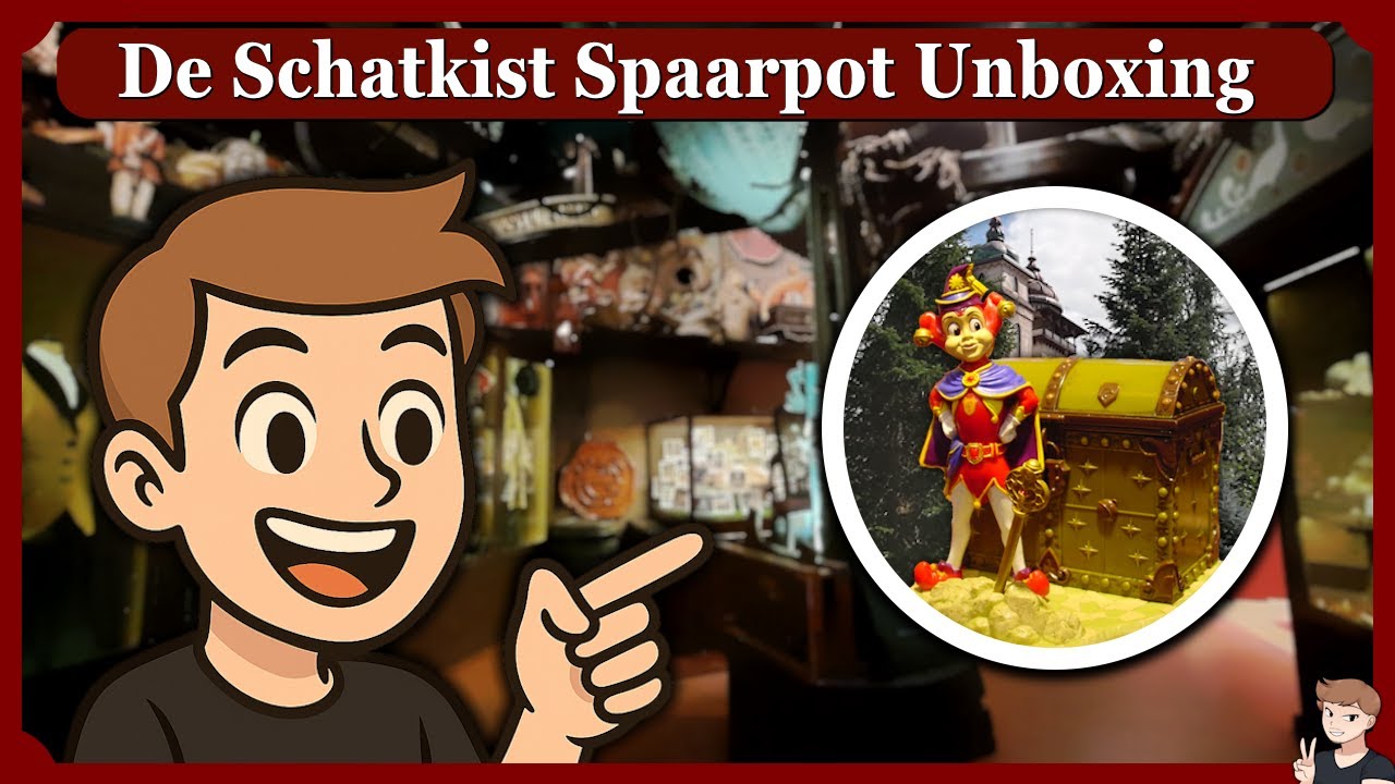 [#Efteling] De Schatkist Spaarpot Unboxing
