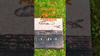 Unique Grave Marker. #shorts