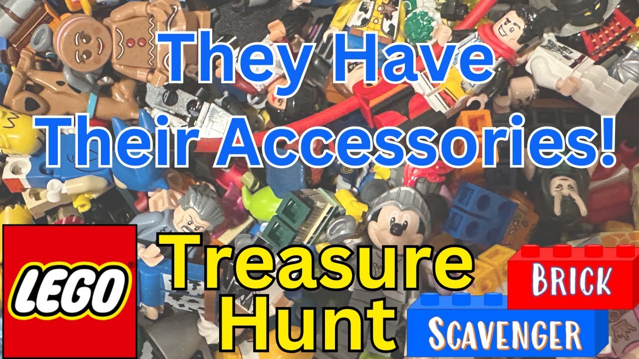 Lego Minifigure Treasure Hunt: They Have Their Accessories!