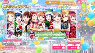 Love Live! School idol festival Aqours Holiday Party scouting (50 Love Gems)