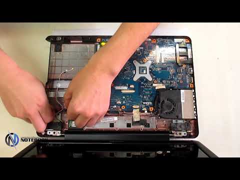 Toshiba Satellite L500 - Disassembly and fan cleaning