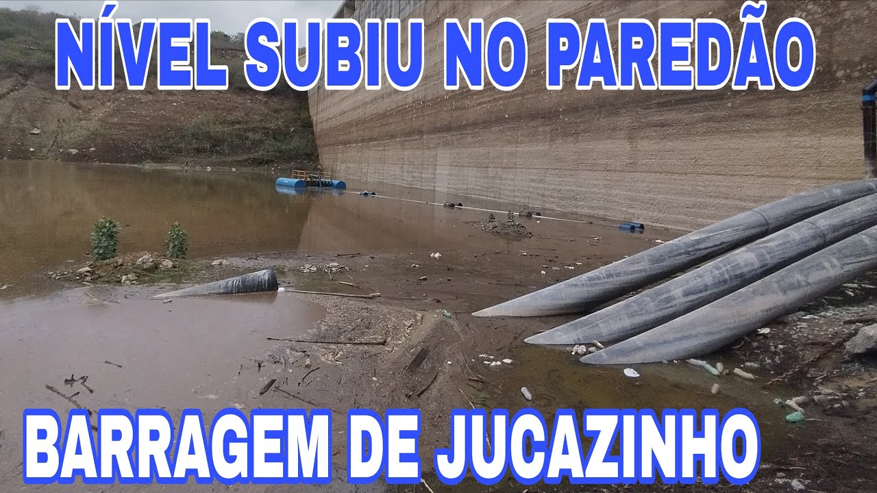 FORTE CHUVA ELEVA  O NÍVEL DA BARRAGEM DE JUCAZINHO 03.03.2026