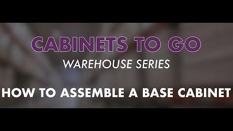 Cabinets To Go Base Cabinet Assembly