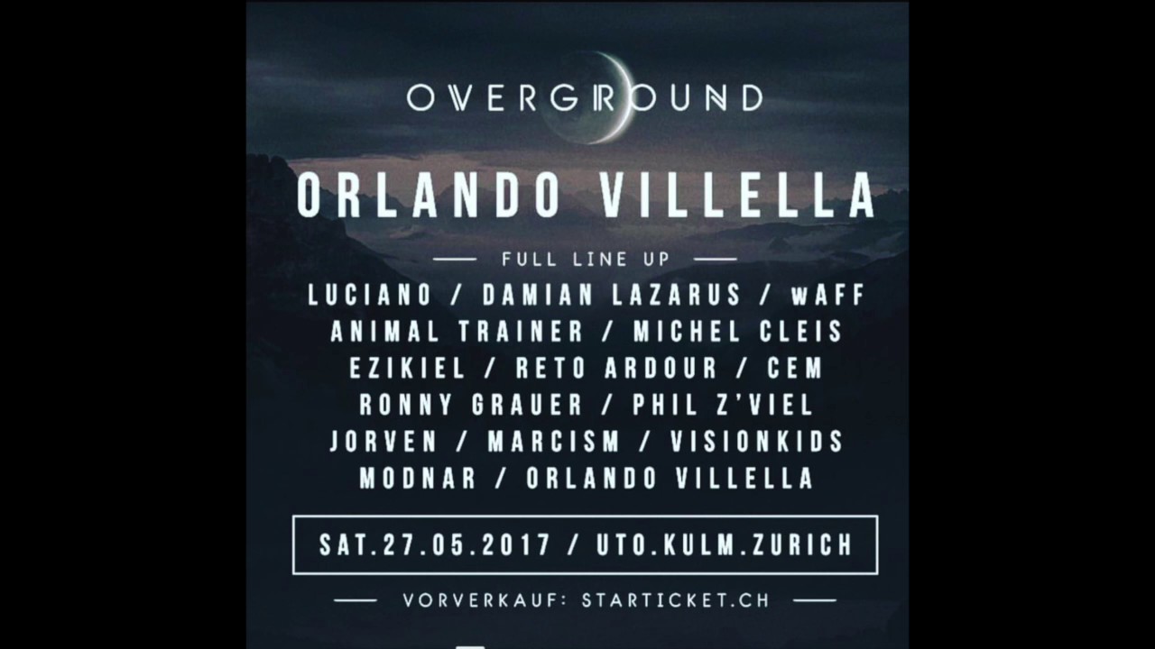 Orlando Villella . Ibiza Miami Radio Record Label . Overground . Live Set Recording .