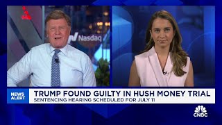 Former President Trump found guilty in hush money trial; sentencing hearing scheduled for July 11