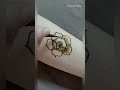 How to art flower mehendi design shorts