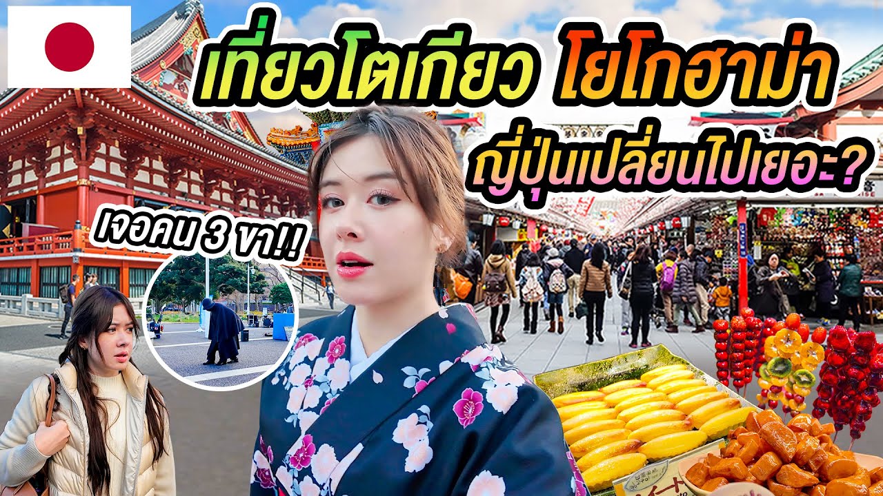 🇯🇵เที่ยวโตเกียว โยโกฮาม่า กินแหลกสตรีทฟู้ด ที่ไชน่าทาวน์อันดับ 2 ของโลก! Tokyo Yokohama Vlog