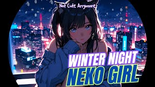 LIVE Cozy Winter Lofi❄️ Anime Neko Girl | Chill Beats to Relax, Study & Sleep screenshot 1