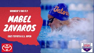 Mabel Zavaros Edges Packed Field In Women’s 100M Butterfly 2021 Toyota U.s. Open Championships