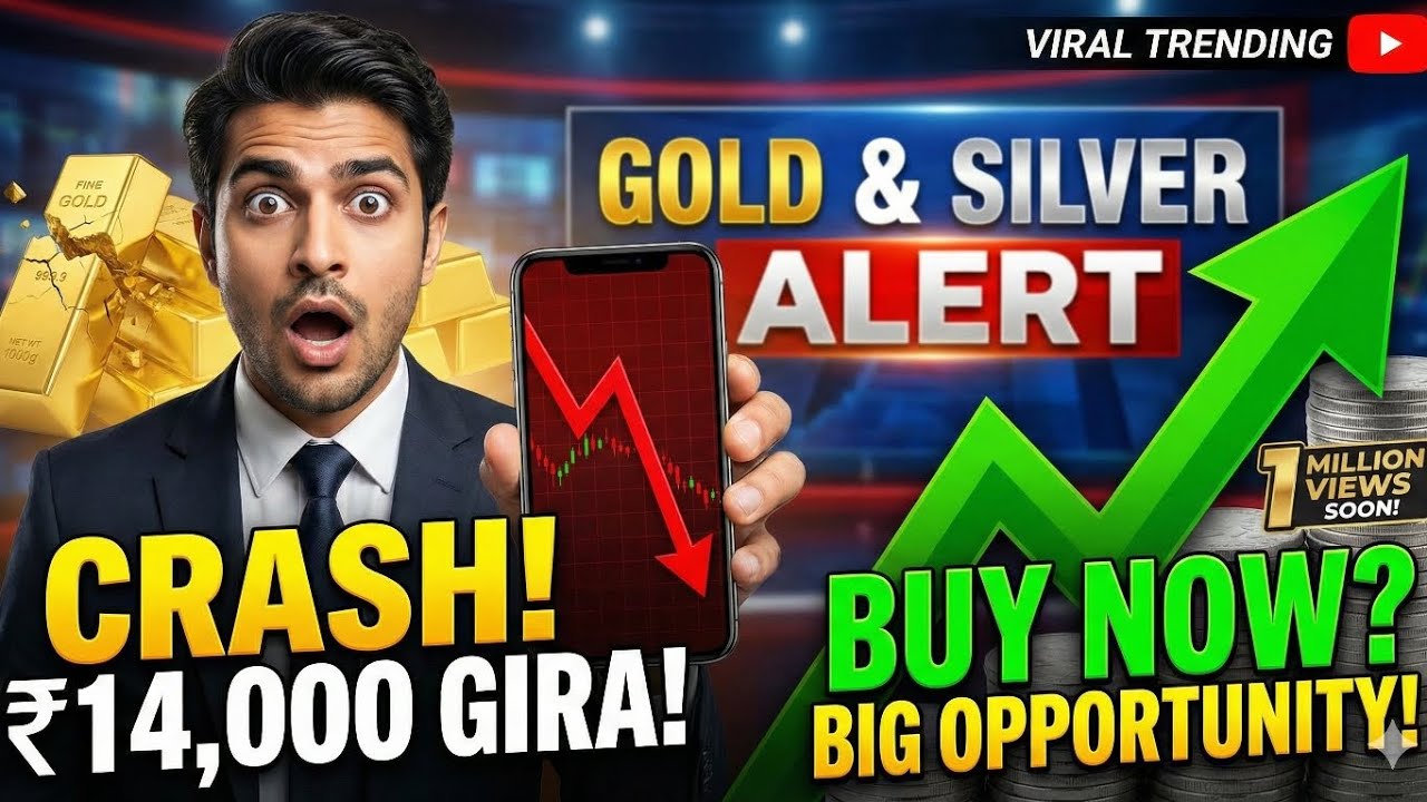  Gold Silver Price crashed 🩸 The Truth No One Tells Bloodbath in Market! 📉 