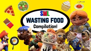 SML WASTING FOOD COMPILATION! #sml #jeffy #compilation 