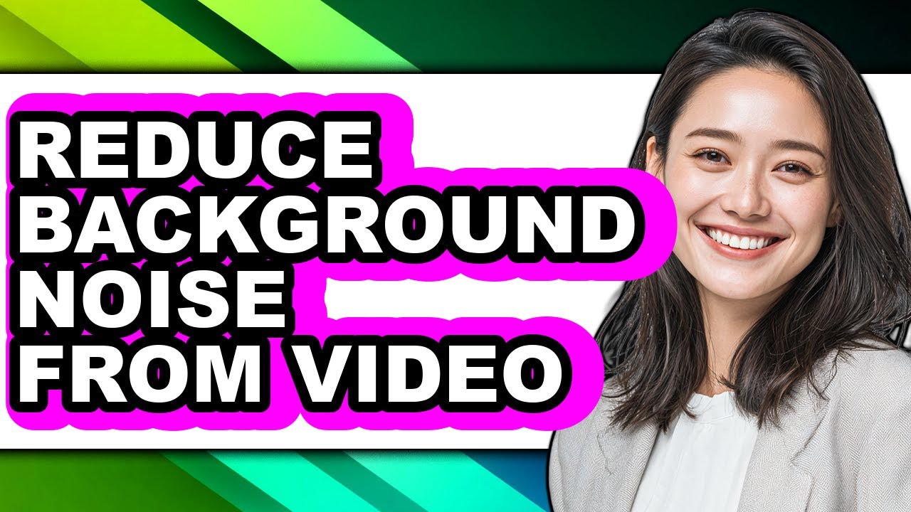 How to Reduce Background Noise from Video (updated) - YouTube
