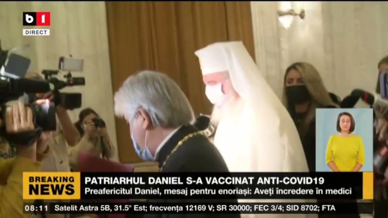 PATRIARHUL DANIEL S A VACCINAT ANTI-COVID19_Stiri B1_25 nov 2021
