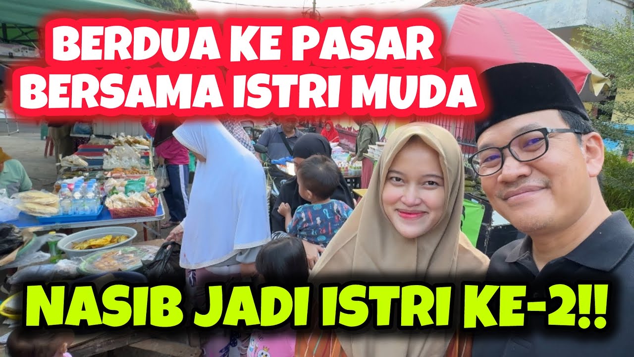 JADI ISTRI KE-2 NGERASA JADI BEBAN⁉️ DI TERIAKIN IBU2 YG BELANJA‼️ SATU PASAR NGELIATIN OCHIE‼️