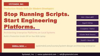 Architecting Enterprise Platforms on Local Systems  | Build a Real Internal Developer Platform
