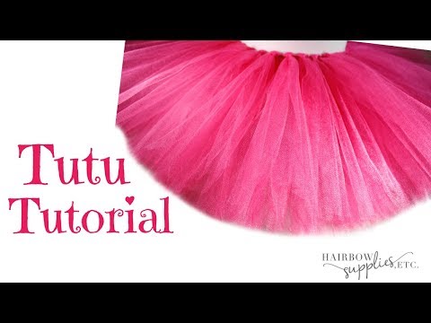 Video: How To Sew A Tutu Skirt With Your Own Hands