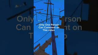 Only one person can comment on this video! #shorts #viral