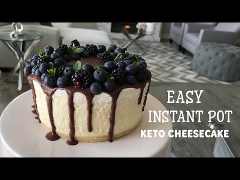 instant-pot-keto-cheesecake-drizzled-with-low-carb-chocolate-ganache