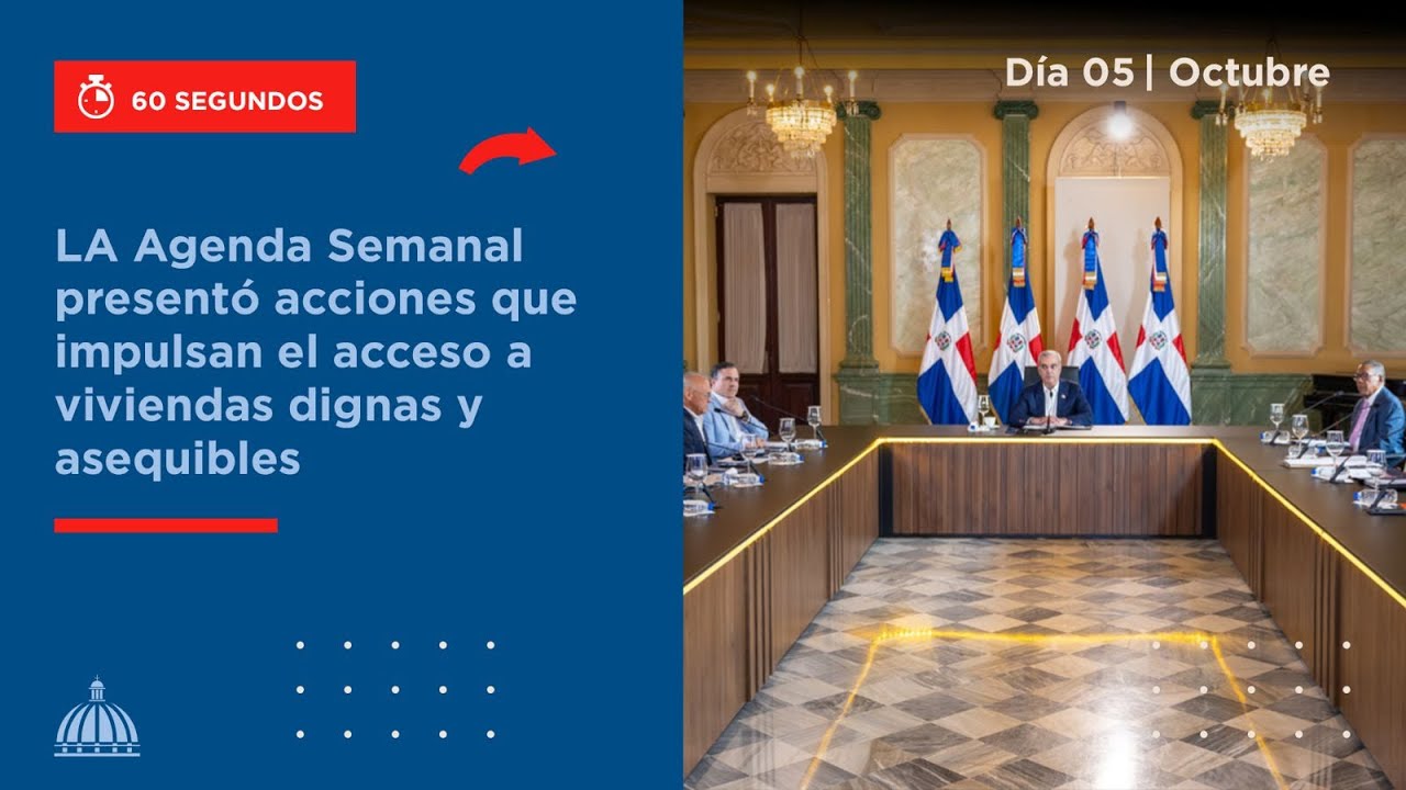 LA Agenda Semanal presentó acciones que impulsan el acceso a viviendas dignas y asequibles