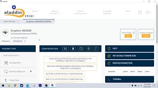 How to turn off beeper sound for Datalogic GD4590 using 'Aladdin' software screenshot 5