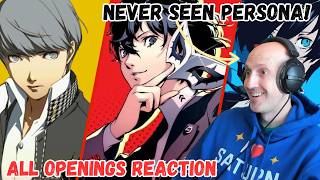 Reacting to ALL Persona Openings!