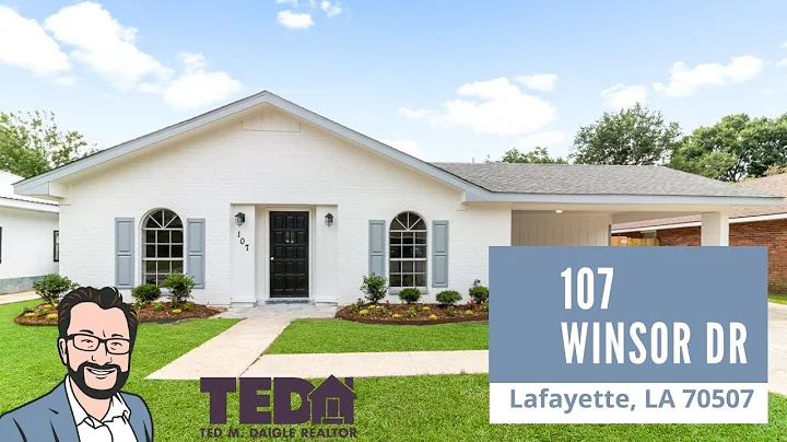 107 Winsor Drive, Lafayette, LA 70507 Home For Sale  107 Winsor Drive, Lafayette, LA 70507