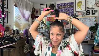 Steph-tember Vlog 1 | Top Knot Tutorial For A Lady 50+ | Self-Love/ Reintroduction