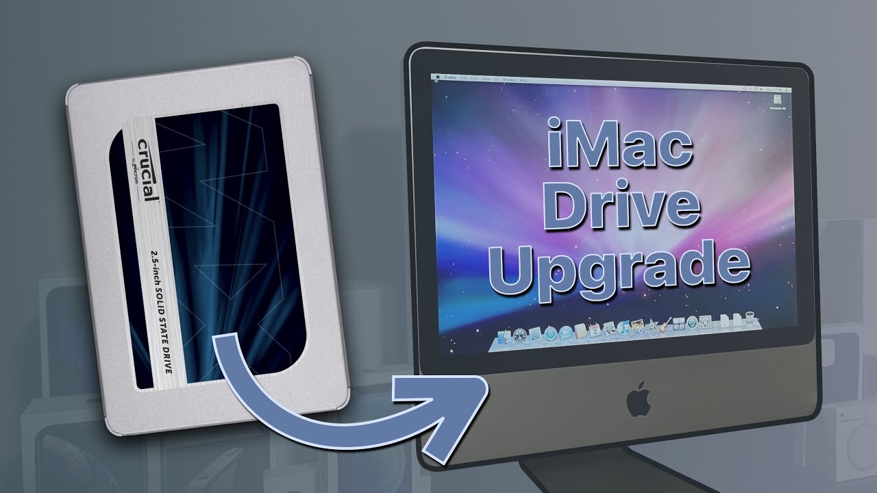 Replacing the hard drive in a 2009 iMac with - YouTube