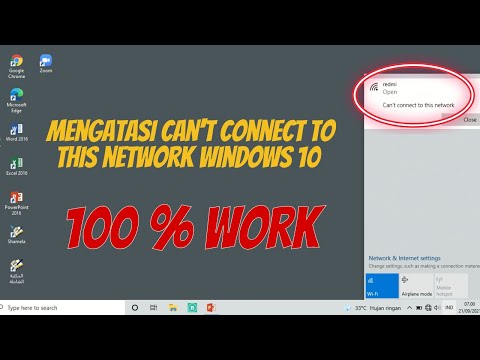 Cara Mengatasi Can't Connect to This Network Windows 10 Asus Laptop