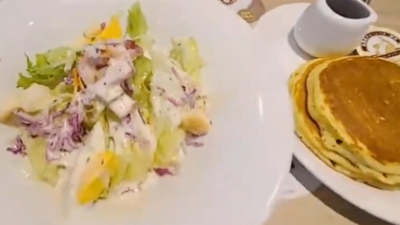 ライブ昼 パパランチ シーザーサラダとパンケーキ 9 15 10 40 Youtube