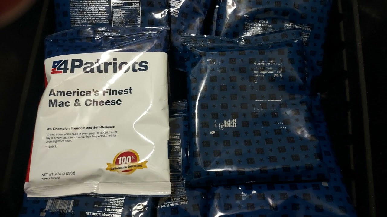 4Patriots 3 Month Food Supply Scam