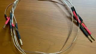 オーディオ　スピーカーケーブル比較【空気録音】 (Speaker cable tones.Oyaide ”4N 0.8mm Silver Cable ".)