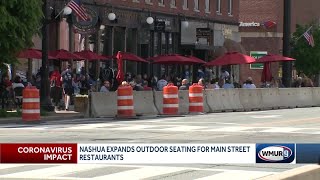 Outdoor seating expanded for restaurants on Main St. in Nashua